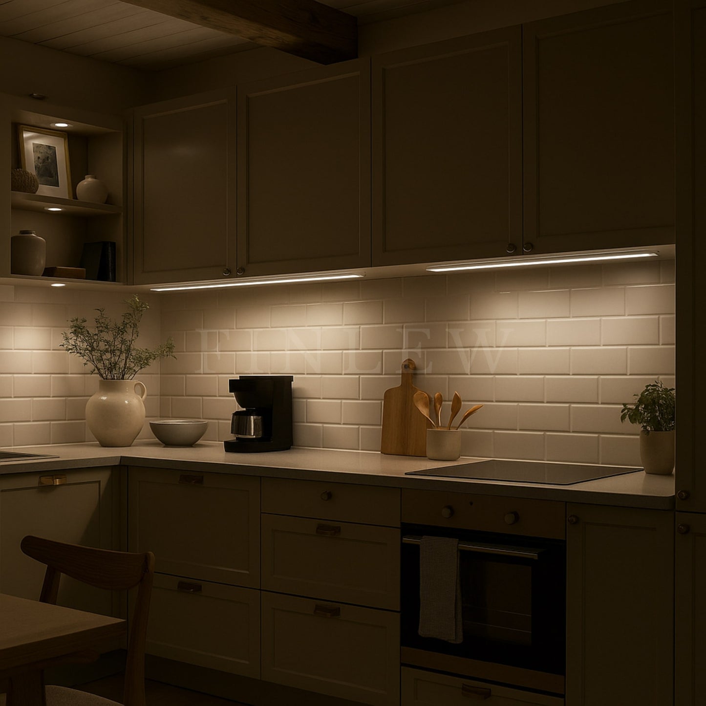 Magnetic Under Cabinet Lights Silver Finlew