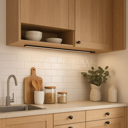Kitchen LED Strip Light Black Finlew