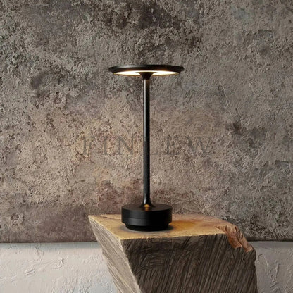 Stepless Dimmable Table Lamp Black Finlew
