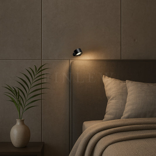 Wireless LED all conces Black Finlew