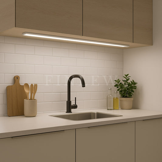 Wireless Under Cupboard Light Silver Finlew
